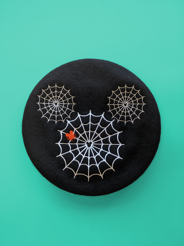 Spider Mouse Beret (Boo Black)