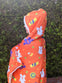 Candy Trail Halloween Hooded Throw